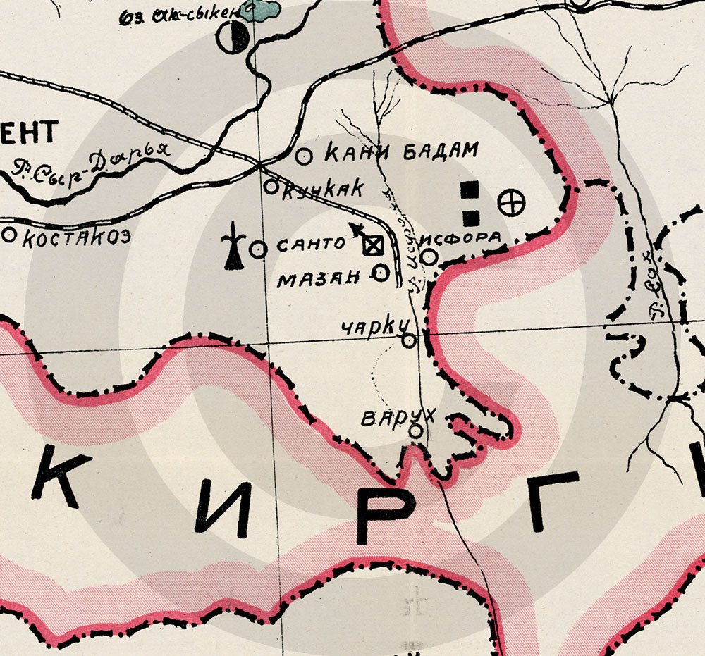 Фото Карта Таджикистана